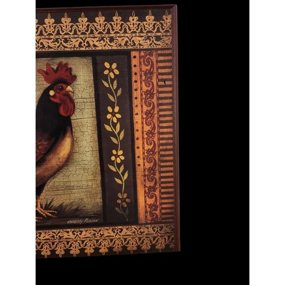 Rustic Farmhouse Rooster Wall Art 14.5" X 11.5" By Albert E. Price Country Rusti - Picture 5 of 7